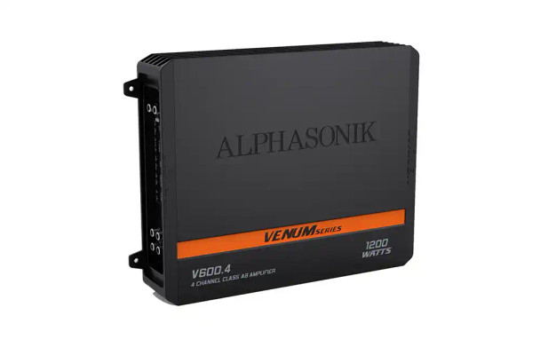 Alphasonik V600.4 4-Channel Class A/B Amplifier | APH-V600.4 | in Amplifiers | Brand Alphasonik