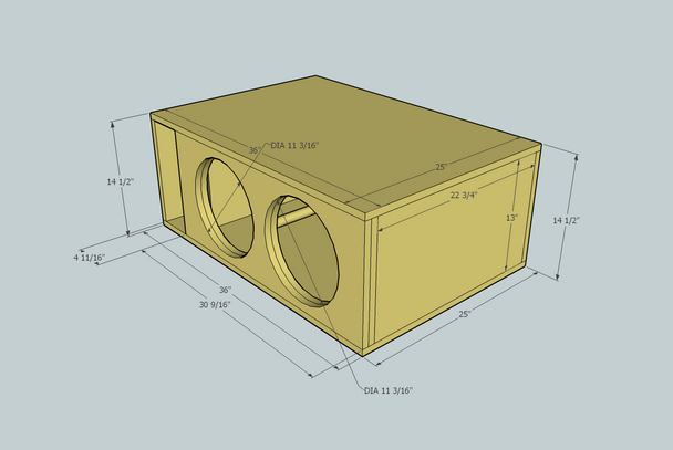 4 Woofer Enclosure Design | Condition: New | Category: Custom Enclosure Designs