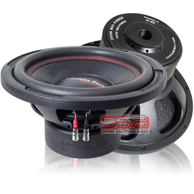 American Bass XD 1244 12 Inch 500w RMS DVC 4 Ohm Subwoofer | Condition: New | Category: Subwoofers