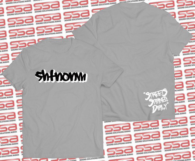 SHTNONM - Shadow Tee | Gray / White | Condition: New | Category: Swag