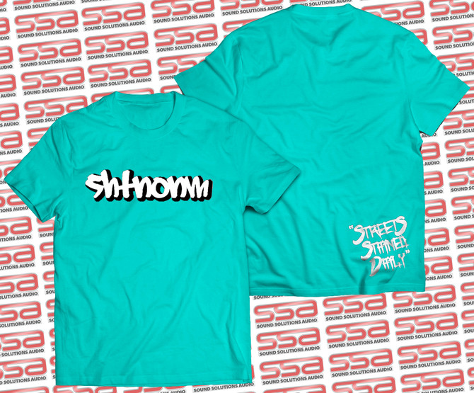 SHTNONM - Shadow Tee | Mint / White | Condition: New | Category: Swag