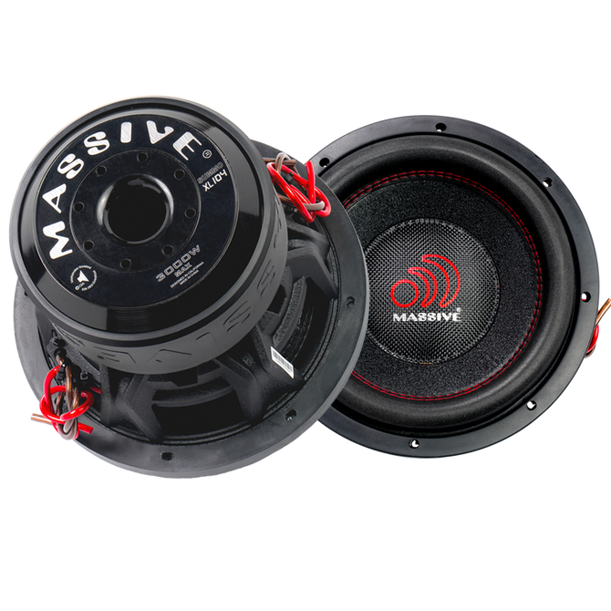SUMMOXL104 - 10" 1,500w Dual 4 Ohm SummoXL Series Subwoofer by Massive Audio® | Condition: New | Category: Subwoofers