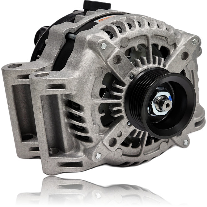 240 Amp E Series Alternator for select 11-18 Dodge CAR V8 fitments with single wire turn on