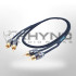 Rhyno 9000 Series Premium Braided RCA Cables (Matte Black)