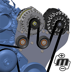 Dual Alternator Kits (Includes 1 Alternator)