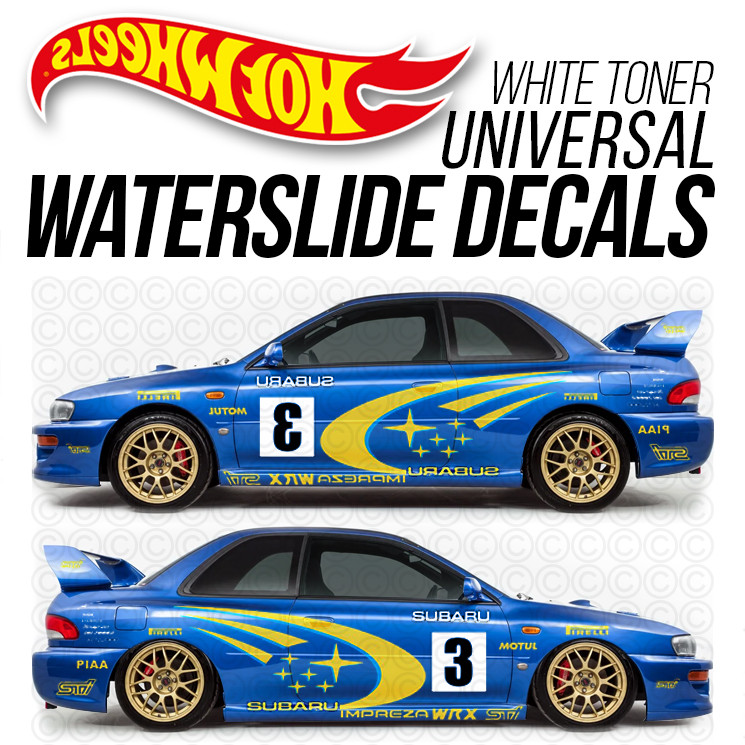 SUBARU RALLY Universal WaterSlide Decals - Mod My Ride