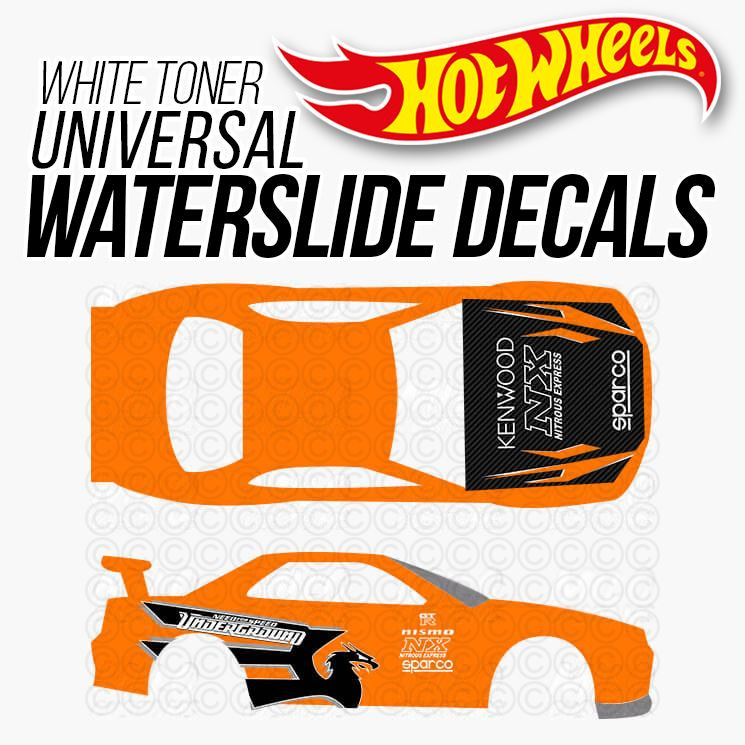 UNDERGROUND R34 Drift Universal WaterSlide Decals - Mod My Ride