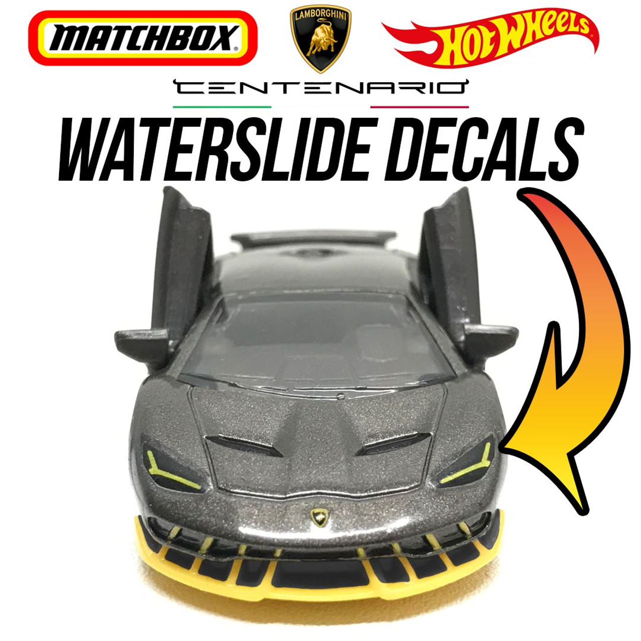 Decals for deals matchbox cars