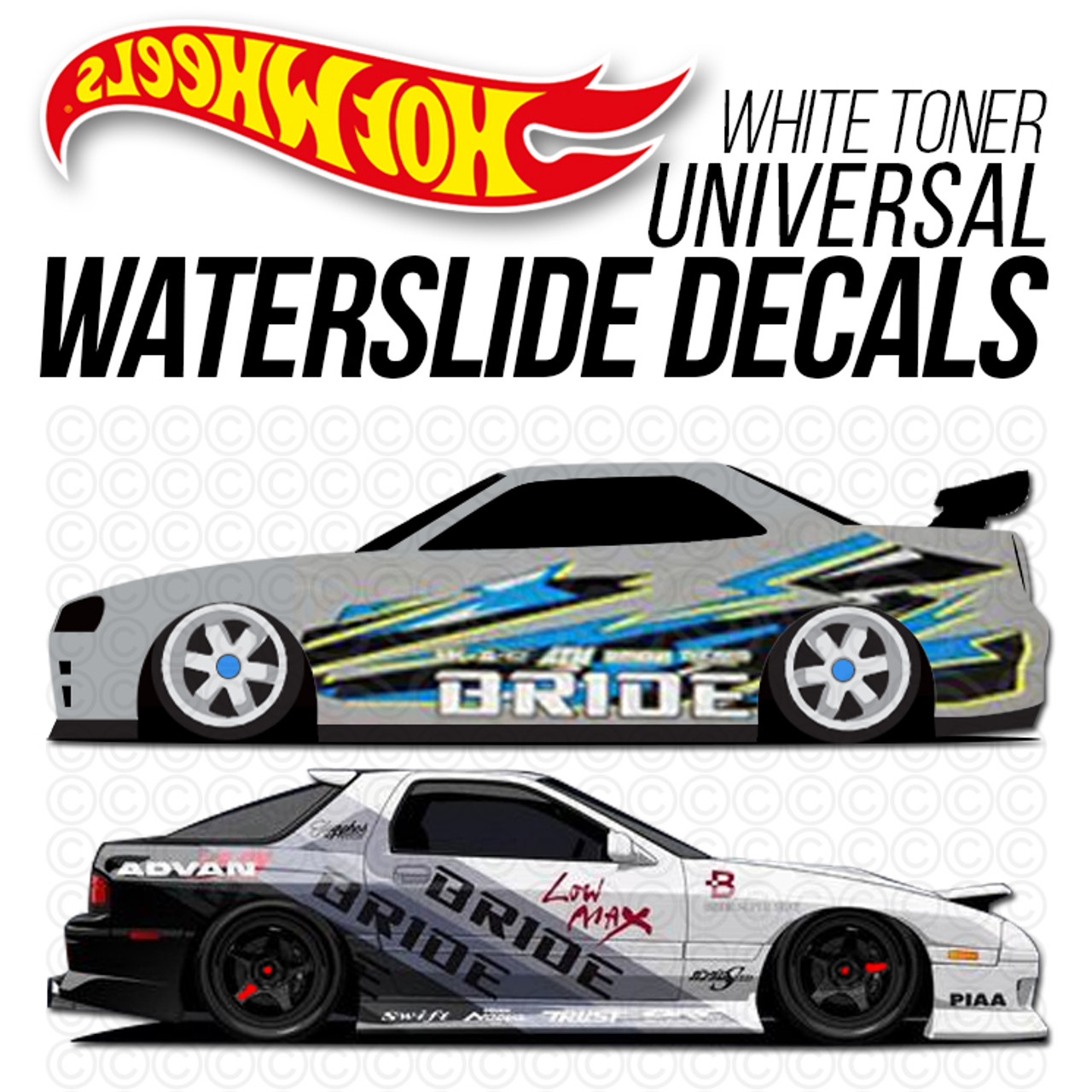 BRIDE DRIFT WaterSlide Decals - Mod My Ride