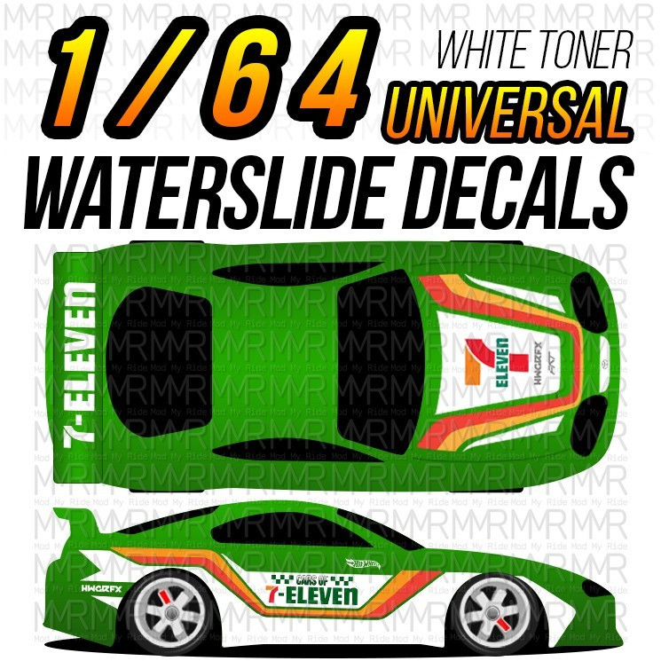 7 ELEVEN SUPRA 711 WaterSlide Decals - Mod My Ride