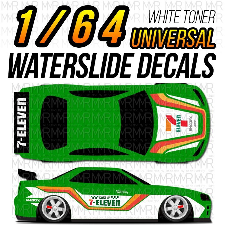 7 ELEVEN SUPRA 711 WaterSlide Decals - Mod My Ride