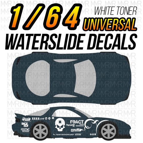 RX7 BATTLE MACHINE WaterSlide Decals