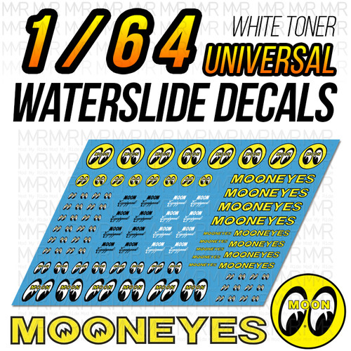 MOONEYES LOGOS WaterSlide Decals