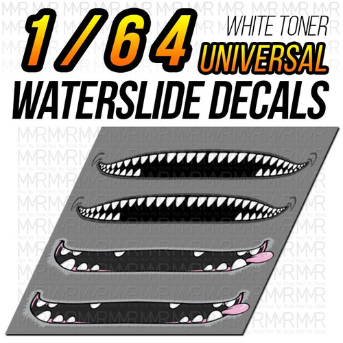 BUMPER MOUTH WaterSlide Decals