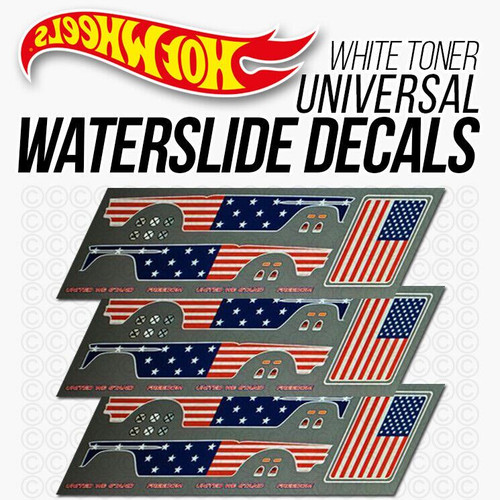 GASSER USA WaterSlide Decals