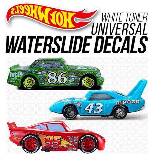 CARS MOVIE WaterSlide Decals