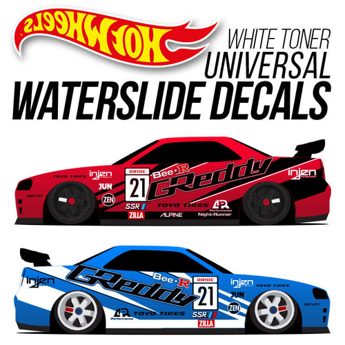 GREDDY DRIFT WaterSlide Decals