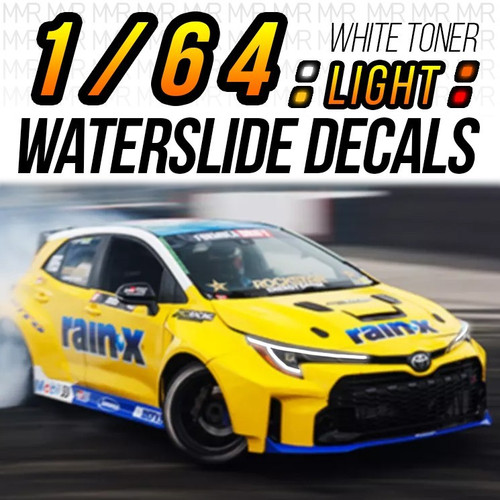 TOYOTA GR COROLLA Head Tail Light WaterSlide Decals