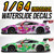 PORSCHE SKETCHY Waterslide Decals