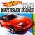NISSAN 180SX S13 Tail Light WaterSlide Decals