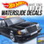 MERCEDES 500 E Head Tail Light WaterSlide Decals