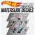 ANIME ITASHA WaterSlide Decals