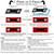 MAZDA FC RX7 Head Tail Light WaterSlide Decals