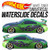 NEED FOR SPEED 350Z WaterSlide Decals