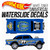 MOONEYES GASSER LINES WaterSlide Decals