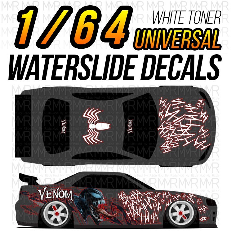 MOTIV FatalVenom 14ポンド VENOM DRIFT WaterSlide Decals - Mod My Ride