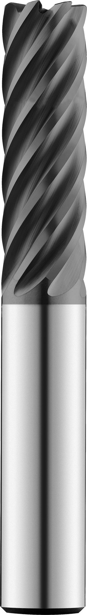 1/2" Dia, 7 Flute, Corner Radius End Mill - 77192