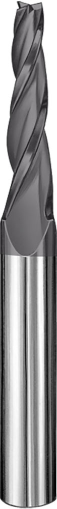 1/8" Dia, 3 Flute, Tapered Square End Mill - 32345