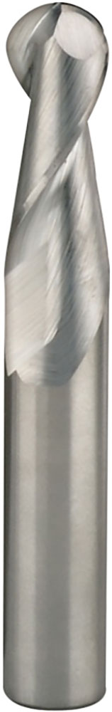 4.00mm Dia, 2 Flute, Ball Nose End Mill - 44571