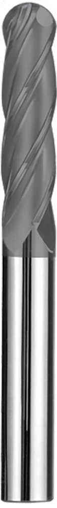 1/2" Dia, 4 Flute, Ball Nose End Mill - 31796