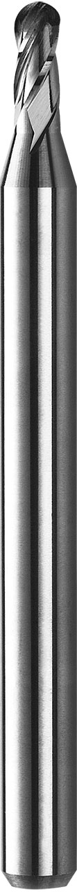 0.0100" Dia, 4 Flute, Ball Nose End Mill - 00887