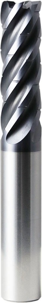 5/8" Dia, 5 Flute, Chip Breaker Corner Radius End Mill - 37621