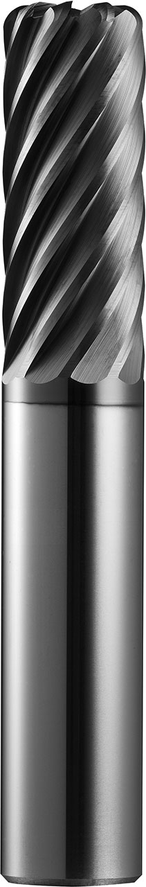 SGS 1/2" Dia, 9 Flute, Corner Radius End Mill - 36630 - Image 1