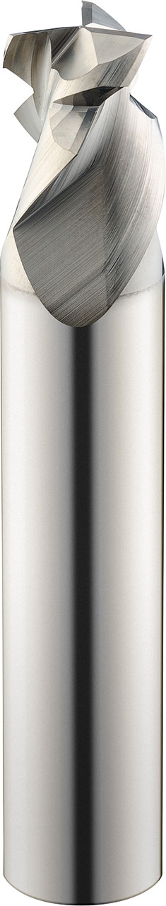 0.6050" Dia, 3 Flute, Square End End Mill - 34762