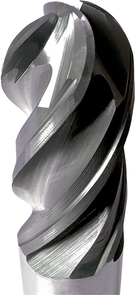 SGS 1/2" Dia, 4 Flute, Ball Nose End Mill - 36846 - Image 2