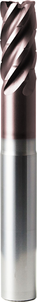 7/16" Dia, 5 Flute, Chip Breaker Corner Radius End Mill - 37865
