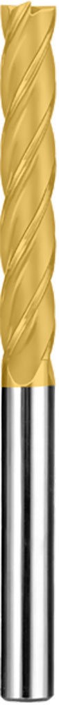 1/2" Dia, 4 Flute, Square End End Mill - 31866