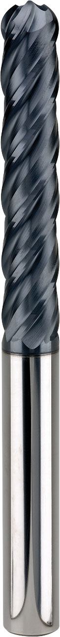 SGS 3.00mm Dia, 4 Flute, Ball Nose End Mill - 70527 - Image 1