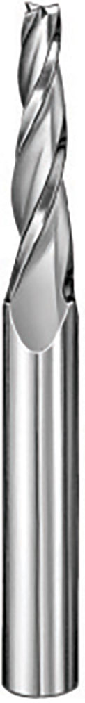 1/8" Dia, 3 Flute, Tapered Square End Mill - 32301