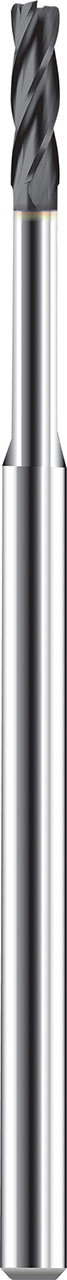0.0100" Dia, 4 Flute, Square End End Mill - 03481