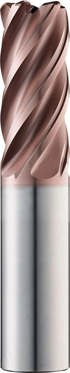 1/2" Dia, 5 Flute, Corner Radius End Mill - 37038