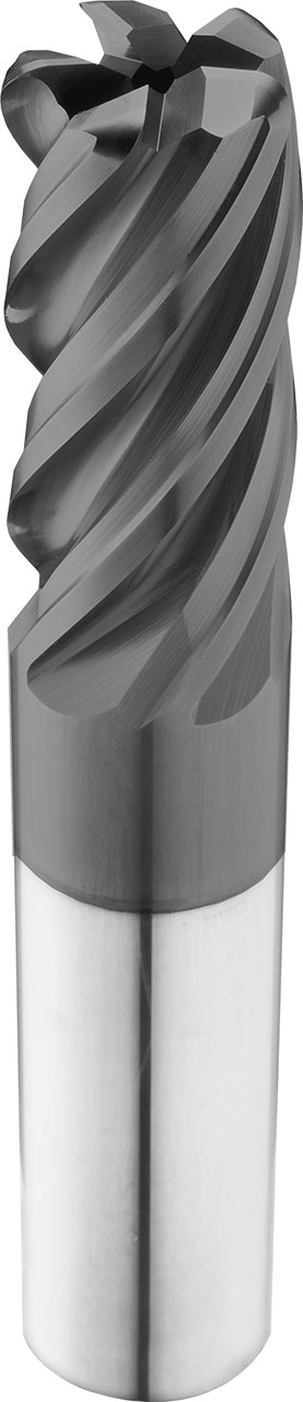 1/2" Dia, 5 Flute, Corner Radius End Mill - 37354
