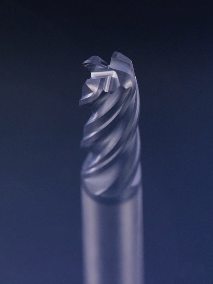 SGS 1/2" Dia, 4 Flute, Corner Radius End Mill - 36811 - Image 2