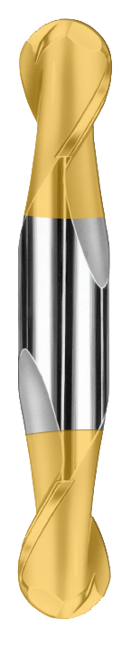 1/32" Dia, 2 Flute, Ball Nose End Mill - 31542