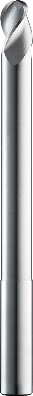 1/4" Dia, 3 Flute, Ball Nose End Mill - 34942