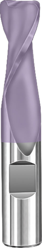 1" Dia, 2 Flute, Corner Radius End Mill - 38353